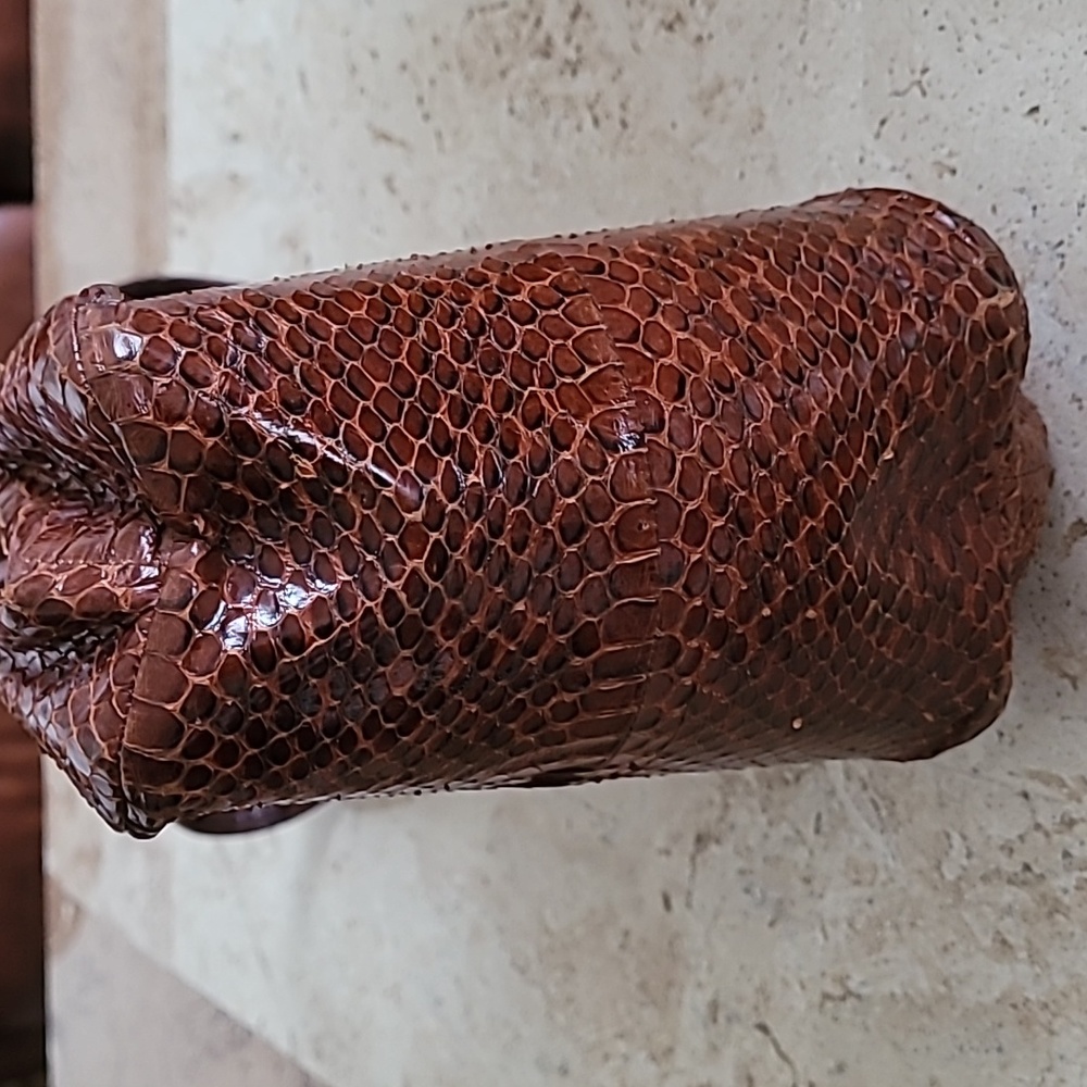 Vintage lizard skin small purse. 1940's ? - Picture 8 of 16